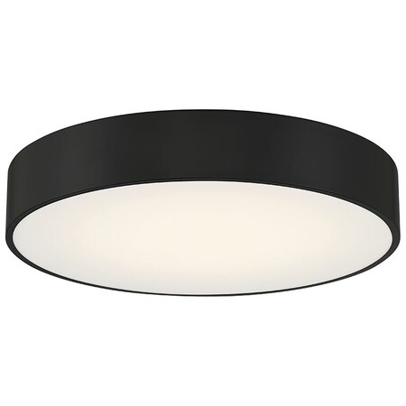Access Lighting Como, LED Flush Mount, Black Finish, Acrylic Lens Acrylic 49960LEDD-BL/ACR